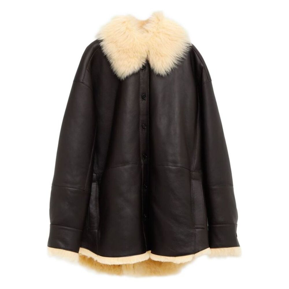 Acne Studios Women's Leather Shearling Jacket